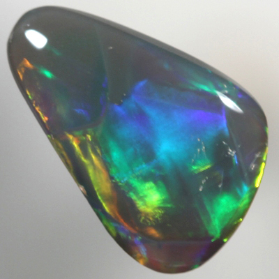 SOLID BLACK OPAL Very bright large rolling flashes SEE VIDEO